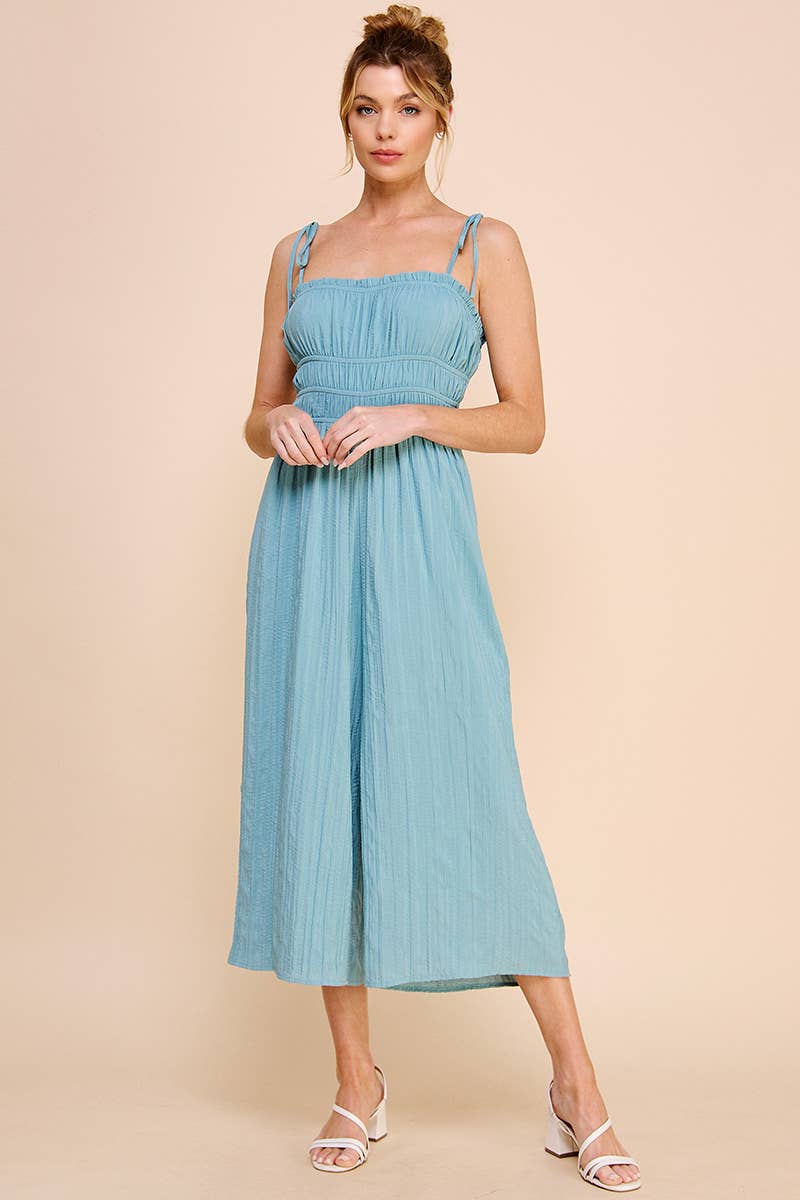 Allie Rose – wholesale Jumpsuit - Dam – Silkeslen ruched Babydoll Jumpsuit12