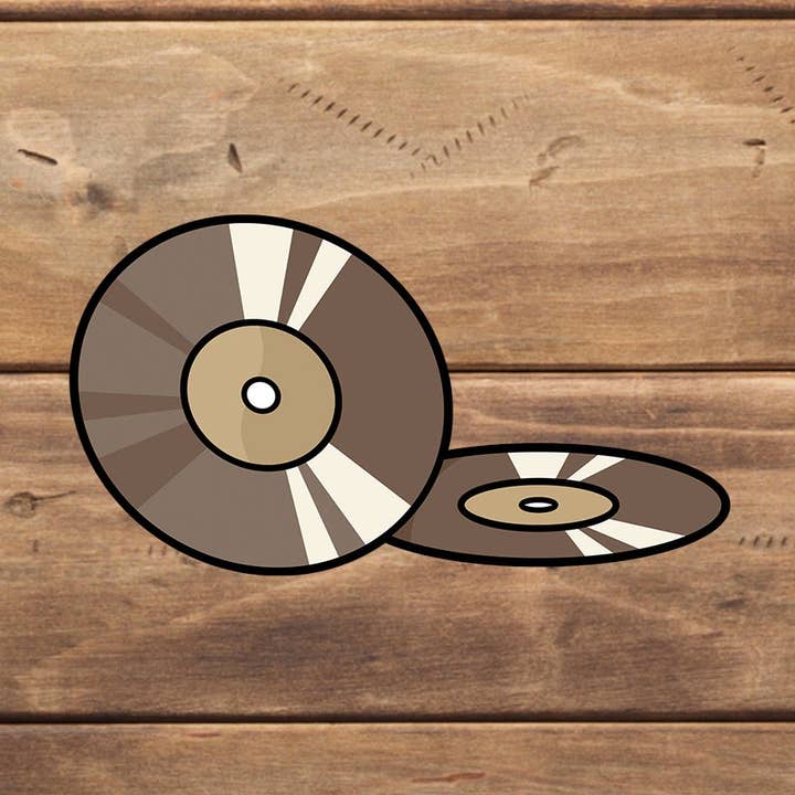 Autocollant CD pour la vente par C3DAR Design