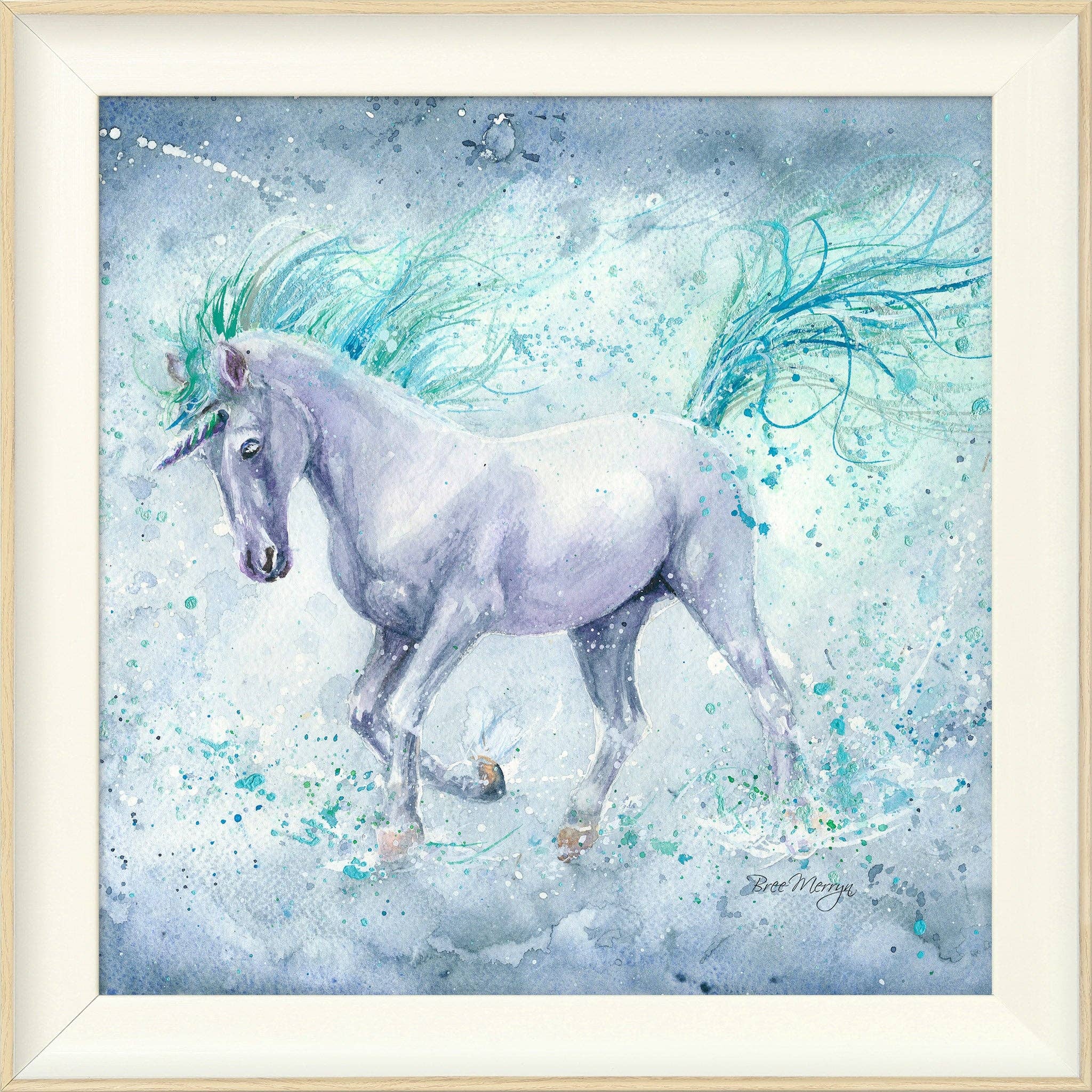 Bree Merryn Art Ltd - Wholesale Kunstprint - Silvermist vierkante ingelijste afdruk (13" of 19")1