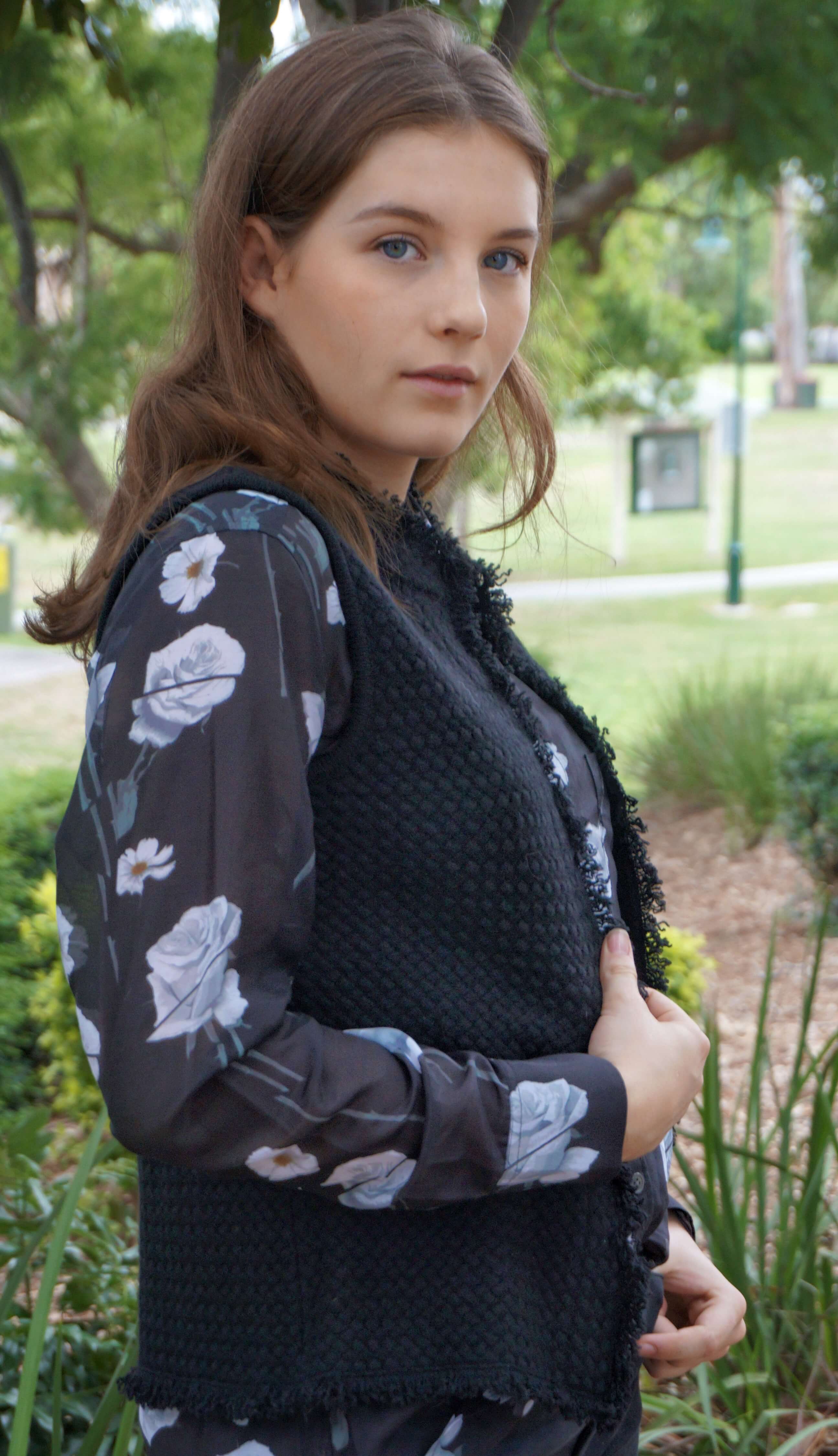 Nuan Cashmere – Colete - Unissexo por atacado – Colete COCO - Preto9