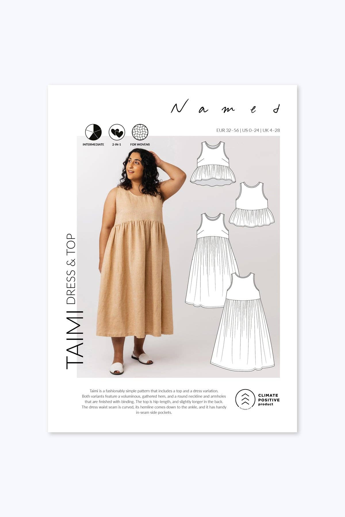 Named Clothing Finland Oy - Wholesale Craft Sewing Kit - Taimi dress & top20