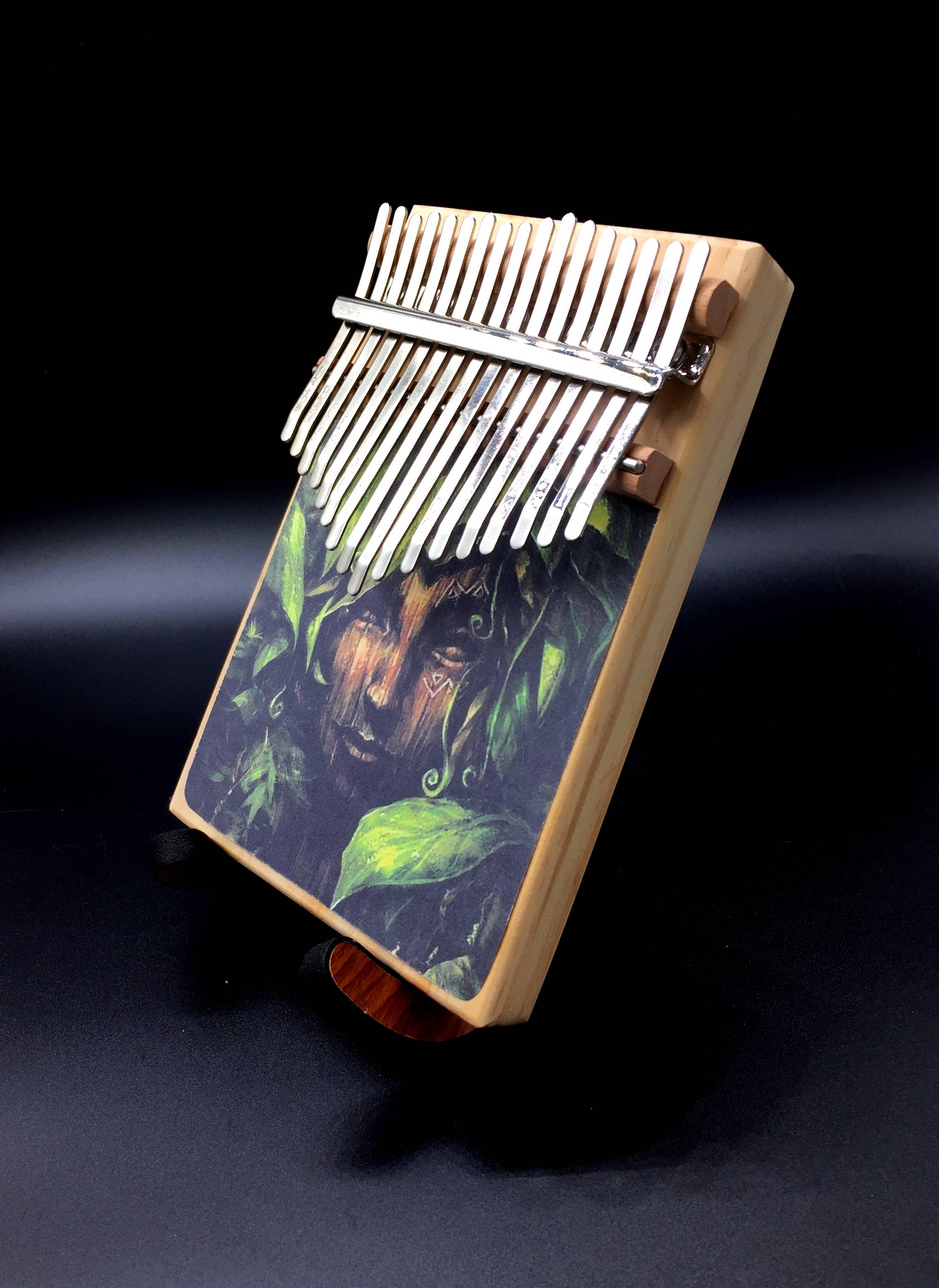 inRhythm - Vendita all'ingrosso Strumenti musicali - Kalimba con 17 note in acciaio e supporto espositivo opzionale11