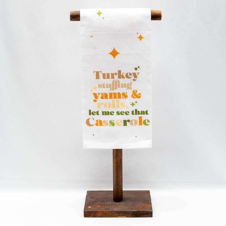 Asciugamano Let Me See ThatCasserole Bianco/Multicolore 20x28 per la vendita all'ingrosso da parte di The Royal Standard