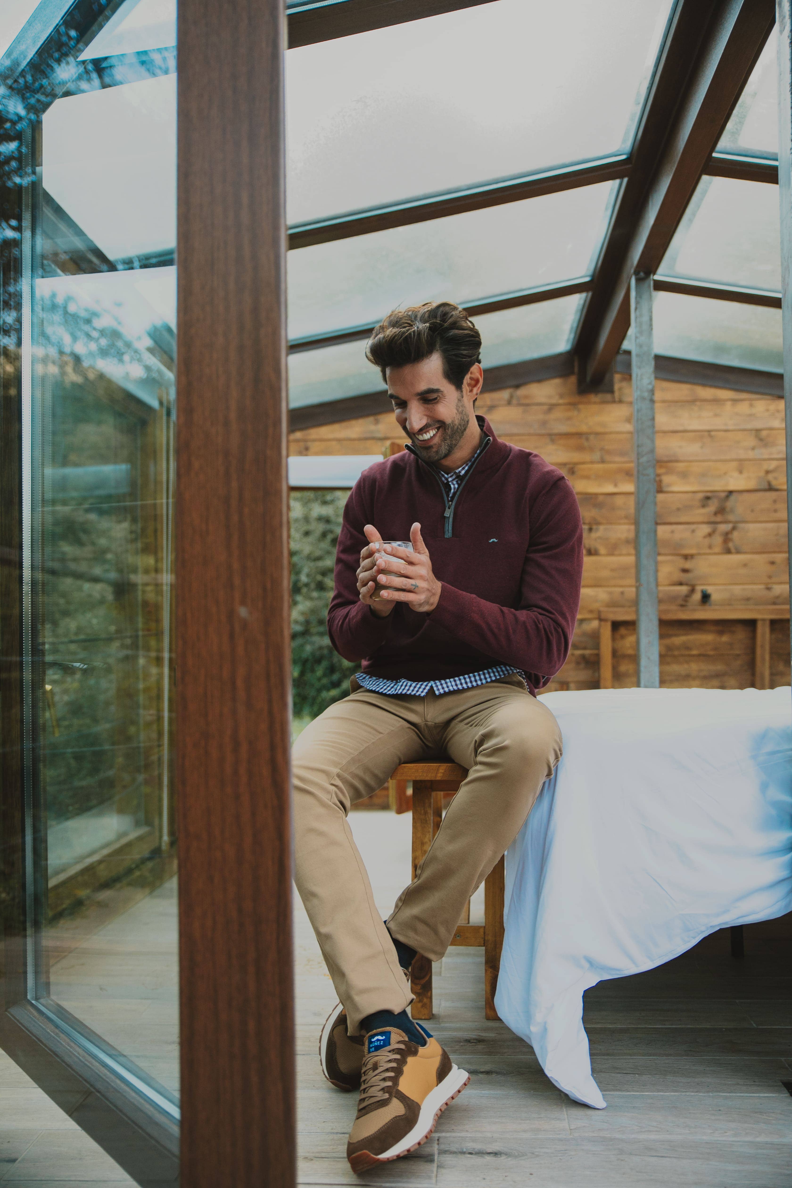 Tostado Zapatilla Deportiva Tejidos Combinados tostado modelo Orion  de venta al por mayor en Faire0