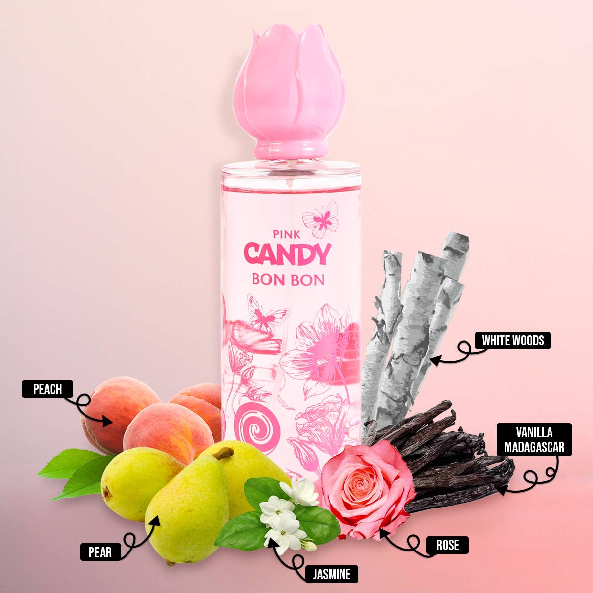 MYS Wholesale Inc - Wholesale Perfume/Eau de Toilette - Pink Candy Bonbon Spray Perfume Eau De Parfum For Women1