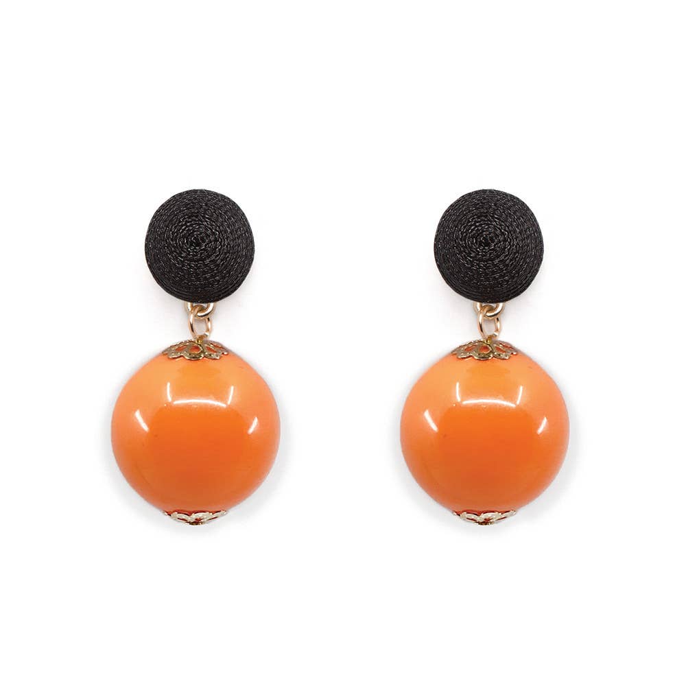 Fornash - Wholesale Dangle Earrings - Thread Earrings - Candy - Orange0