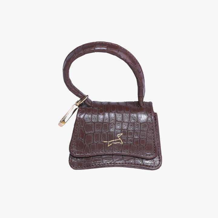 The Dog Musthaves - The Croco Bag (Leren Beloningstasje & Poepzakjeshouder) for wholesale by The Dog Musthaves