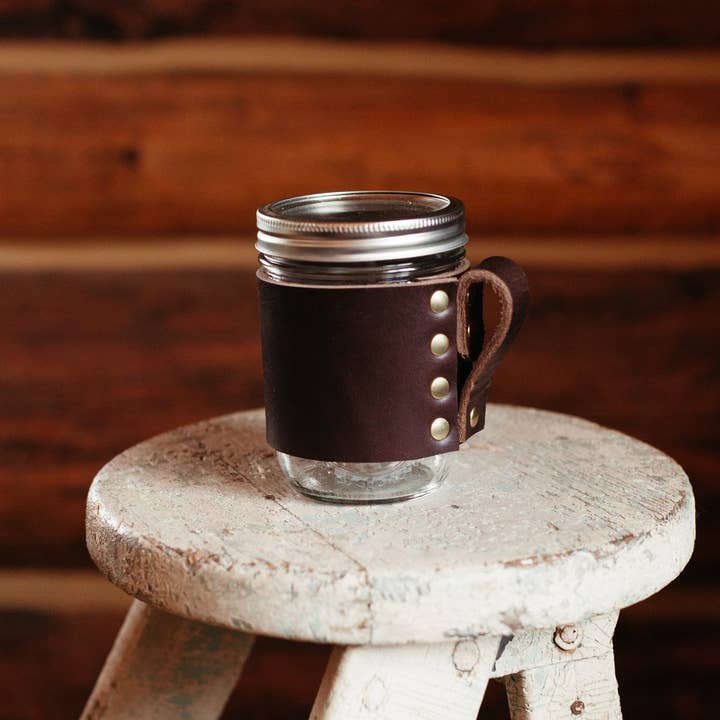 Crossbow Leather - Wholesale Coffee mug - WHOLESALE MASON JAR MUG5