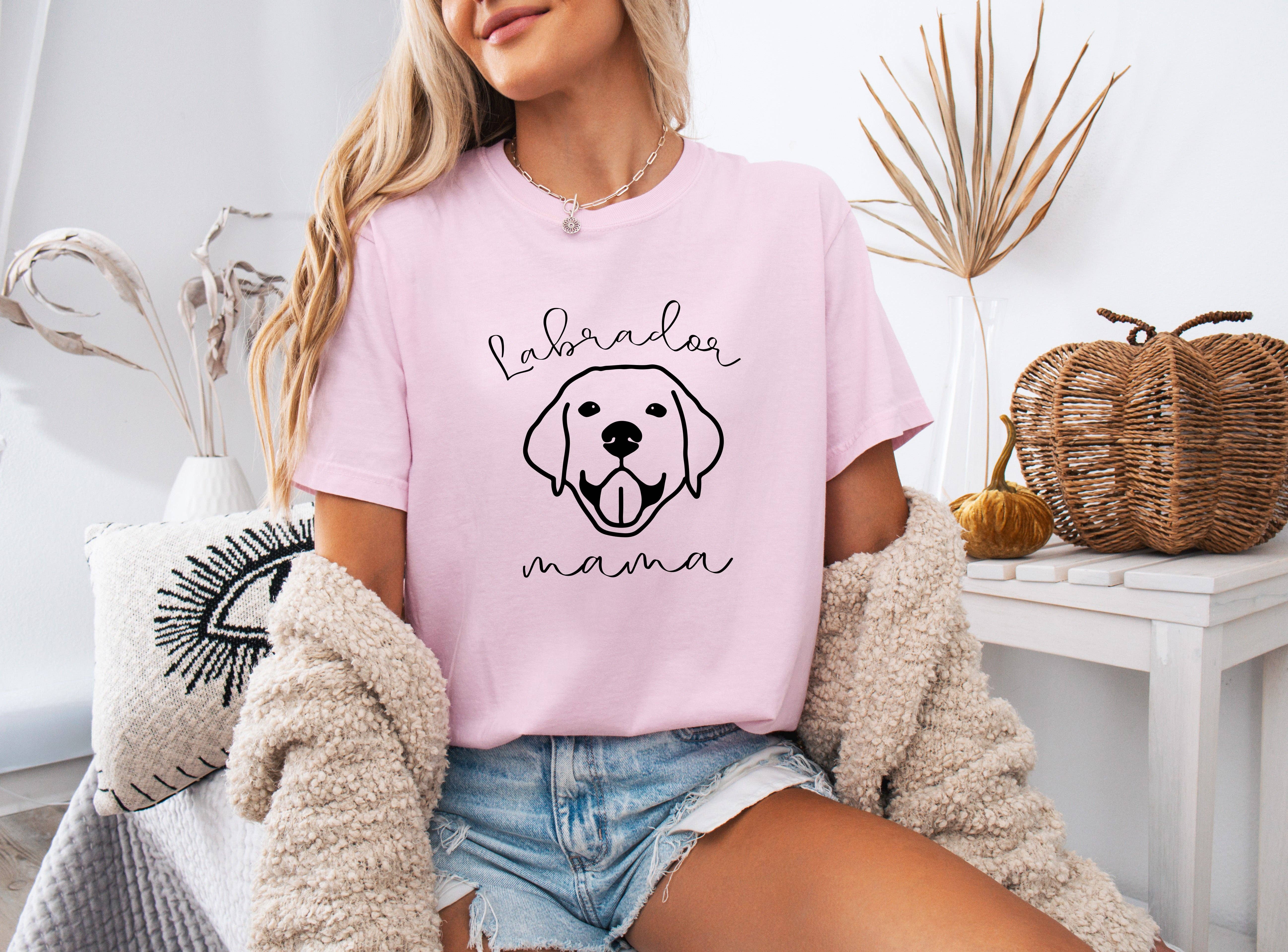 Verita Culture - Wholesale Screen Printed T-Shirt - Women's - Labrador Retriever Dog Mom Comfort Colors T Shirt (Copy)6