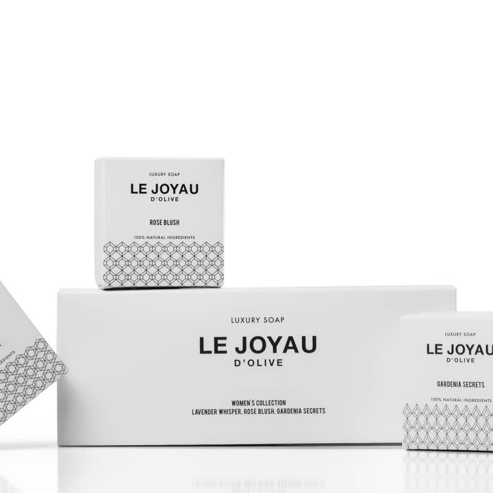 Set de regalo blanco I — Lavanda, rosa, gardenia para venta al por mayor de Le Joyau d'Olive