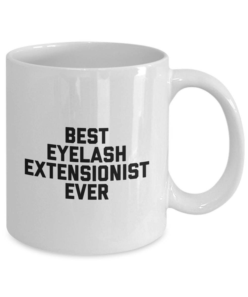 CustomHappy - Vente Tasse à café - Best Eyelash Extensionist Ever - Mug de cils mignon1
