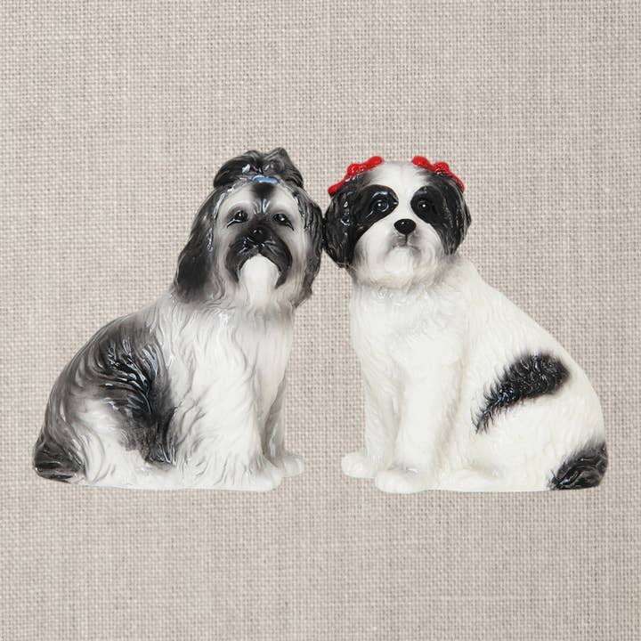 Conjunto de Saleiro e Pimenteiro Shih Tzu por atacado de Pacific Trading