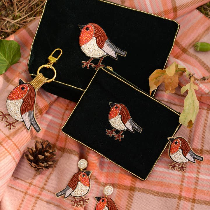 My Doris – wholesale Pouch – Women’s – DARK GREEN ROBIN MEDIUM VELVET POUCH1