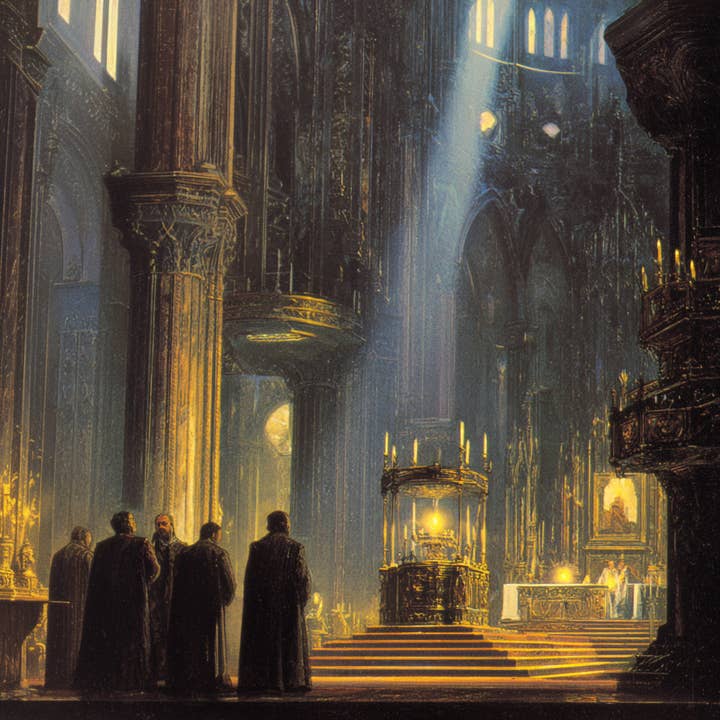 We Geek Together - Wholesale Jar/Filled Candle - Gothic Cathedral Candle1