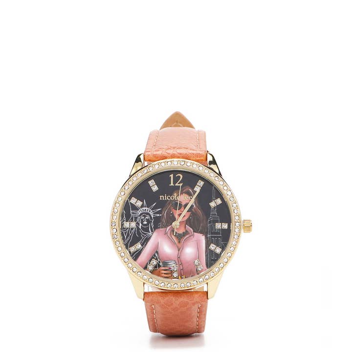 CLASSIC DIAMOND DASH WATCH for wholesale by Nicole Lee USA