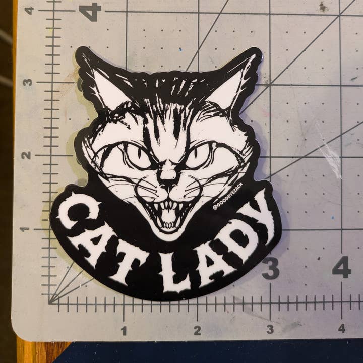 Goodbye Zach - Wholesale Phone & Laptop Stickers - Cat Lady Sticker