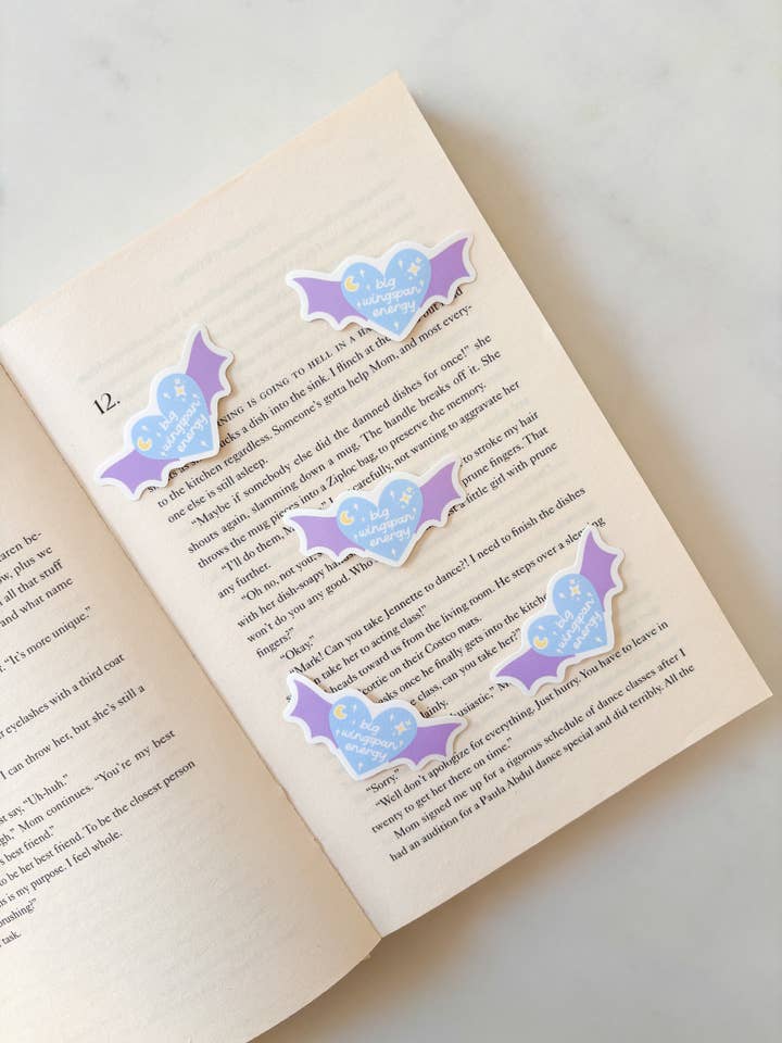 Big Wingspan Energy Sticker | Bat Boys Fan for wholesale by Fleurs on Sunday