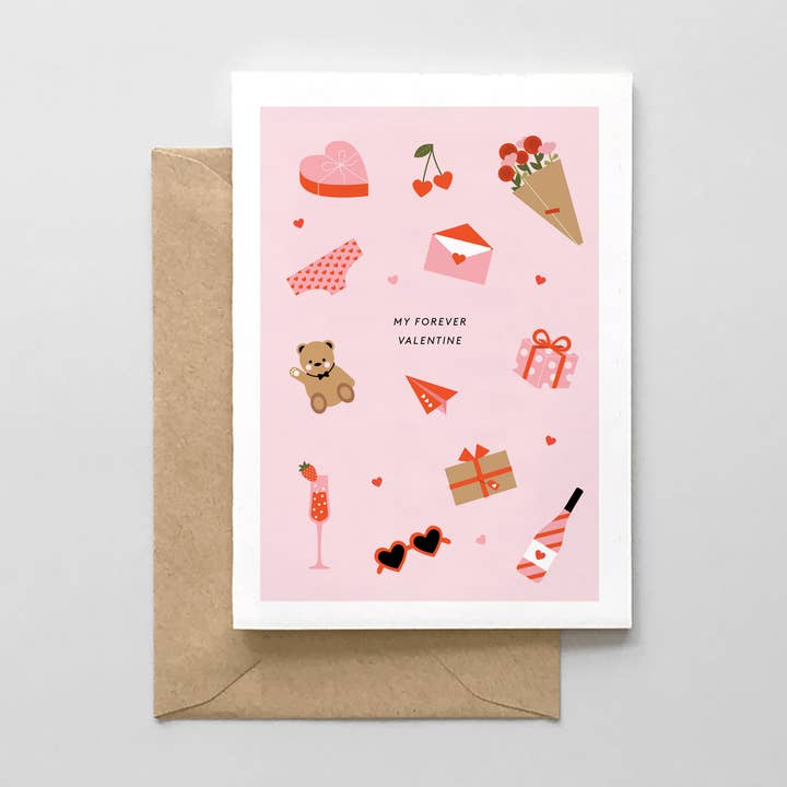 Spaghetti & Meatballs – wholesale Valentine's Day card – My Forever Valentine0