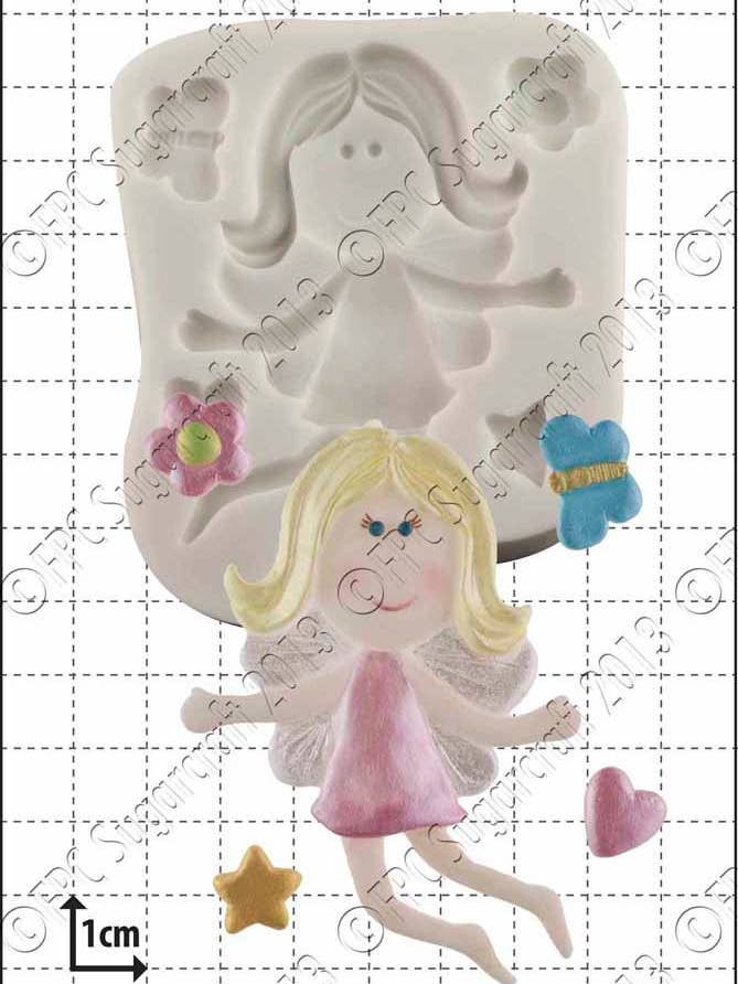 Stampo in silicone Fairy (stampo) — 'Funky Fairy' di FPC Sugar per la vendita all'ingrosso da parte di FPC Sugarcraft