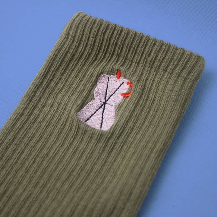 Periwinkle Collection Moka Sport Sock for wholesale by Emma Make