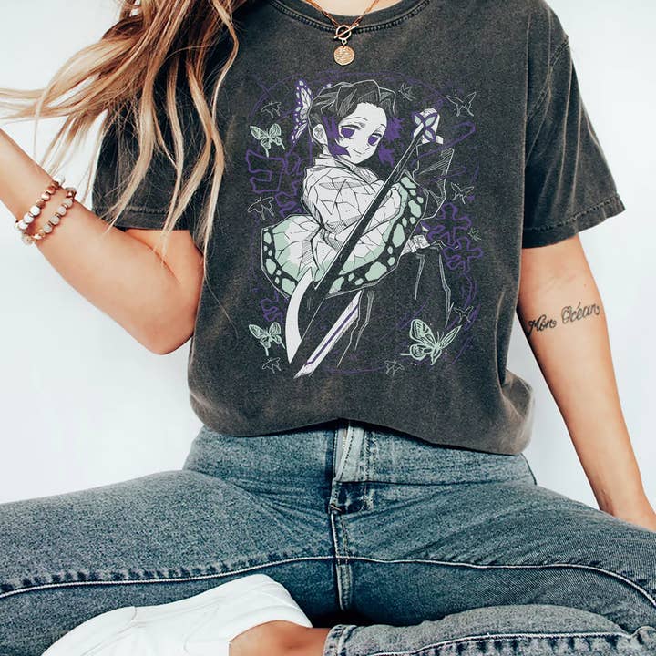 Anime Shirt, Retro Anime T-Shirt, Demon Slayer Tee, Tanjiro for wholesale by CVH DREAMY LTD