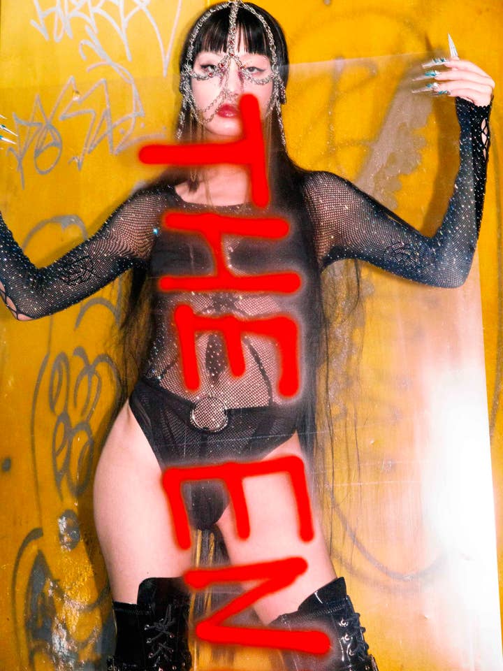 Perizoma Ouvert Heart Skipped A Beat in Nero per la vendita all'ingrosso da parte di The End Lingerie