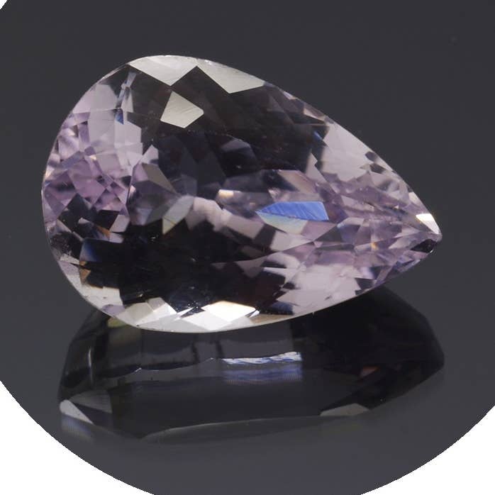 Naturjoya - Wholesale Single Stone/Solitaire Ring - 10.18 ct Kunzite Pear (Tear)0