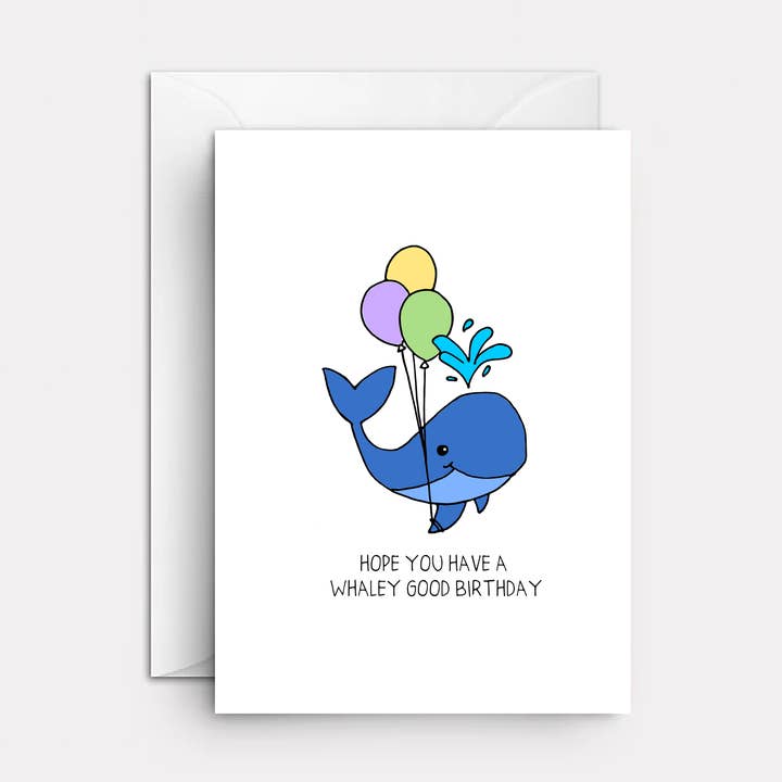 Have A Whaley Good Birthday for wholesale by Duke & Dandy
