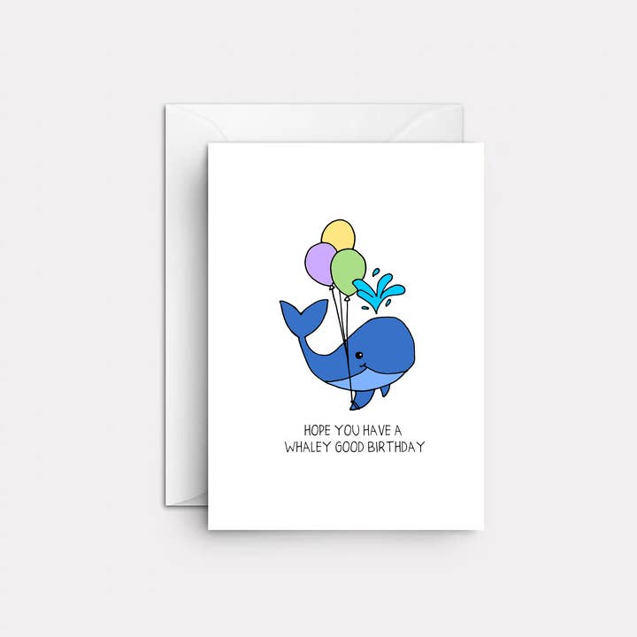 Have A Whaley Good Birthday for wholesale by Duke & Dandy