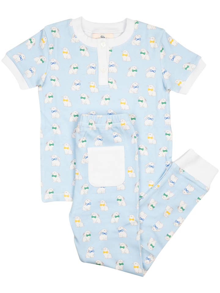 Flot kanin pyjamassæt for engroshandel hos Smockingbird