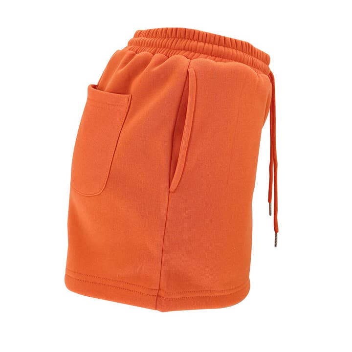 HIDDENBRAND - Wholesale Lounge Set - Women's - Oversized hooded sweatshirt and short 2 piece set outfits8