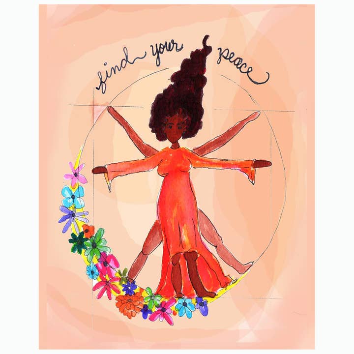 Trouvez votre paix Imprimer pour la vente par Little Feet's Opus, LLC