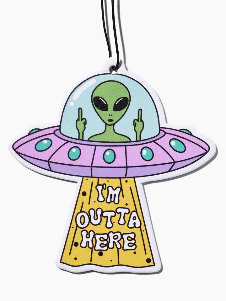 I'm Outta Here Air Freshener for wholesale by Threadheads