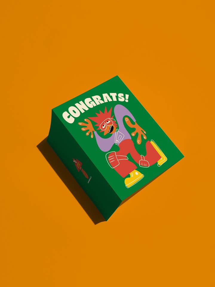 Congratulations Dance Greeting Card for wholesale by Good Time Goods