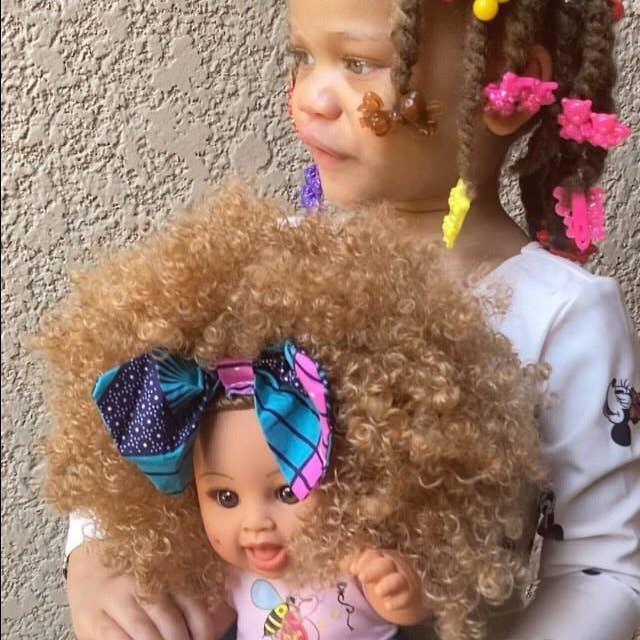 Orijin Bees – wholesale Doll – Kids – Sweet Joy Baby Bee Doll Blonde Curly Hair