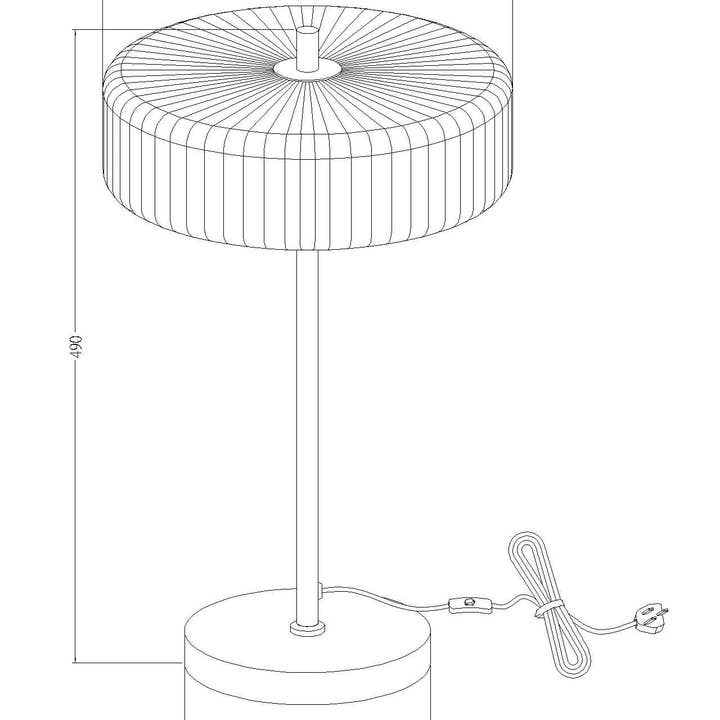 K LIVING - Wholesale Accent/Desk Lamp - 2 Light Clear Ribbed Glass Collection including Table lamp, Floor Lamp or Ceiling Pendant in a Brass finish6