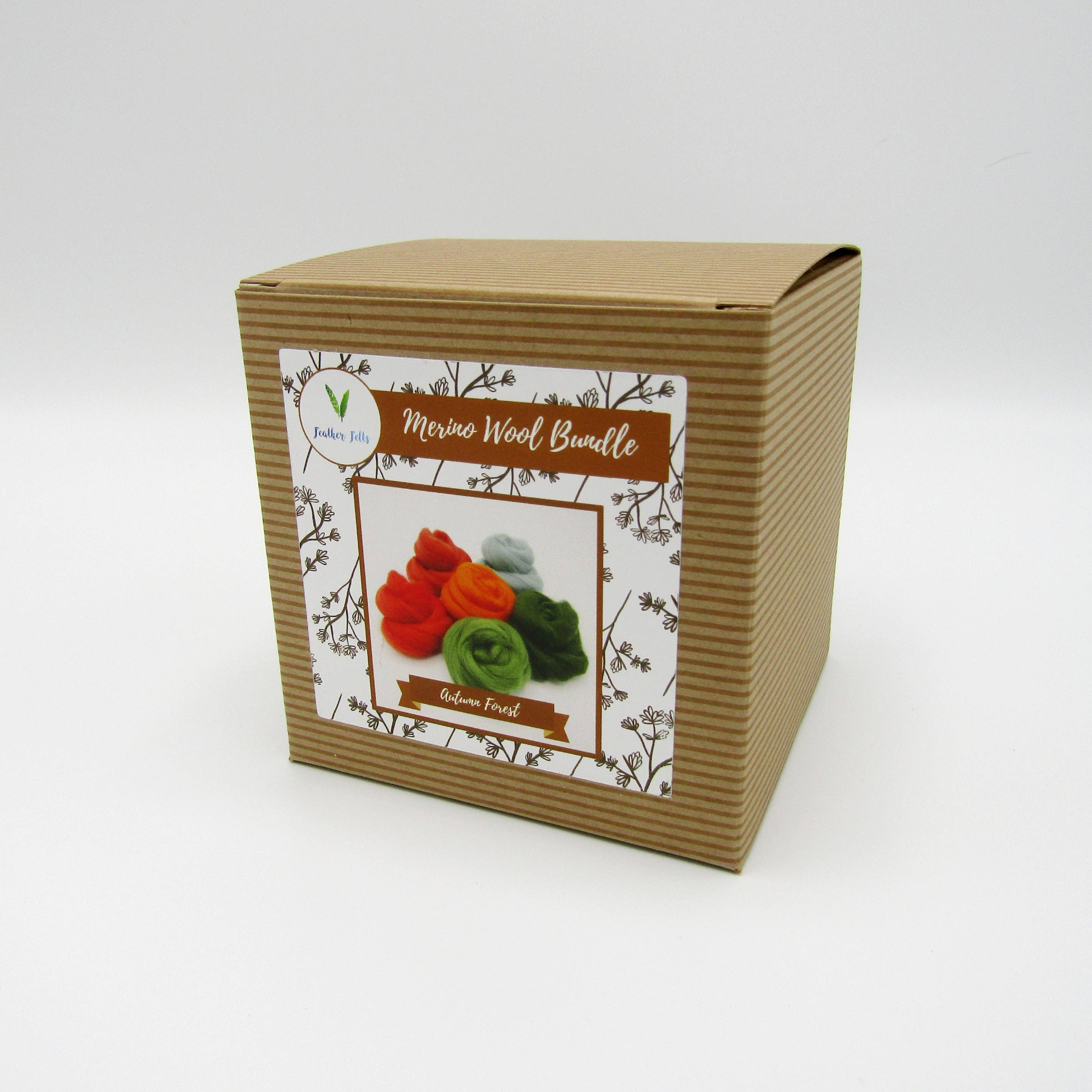 Feather Felts – wholesale Craft supplies – Autumn Forest - Wool Bundle0