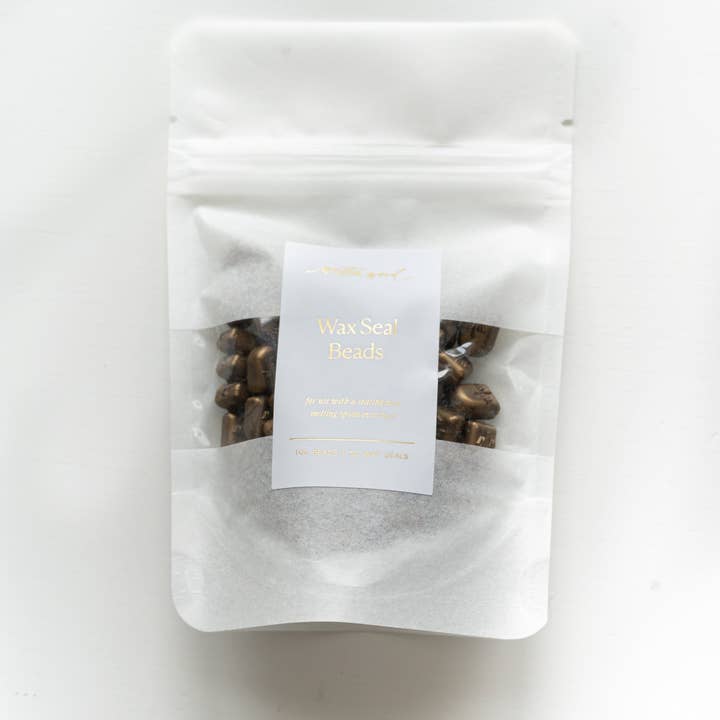 Written Word Calligraphy - Wholesale Sealing Wax - Gold Wax Beads for Wax Seals1