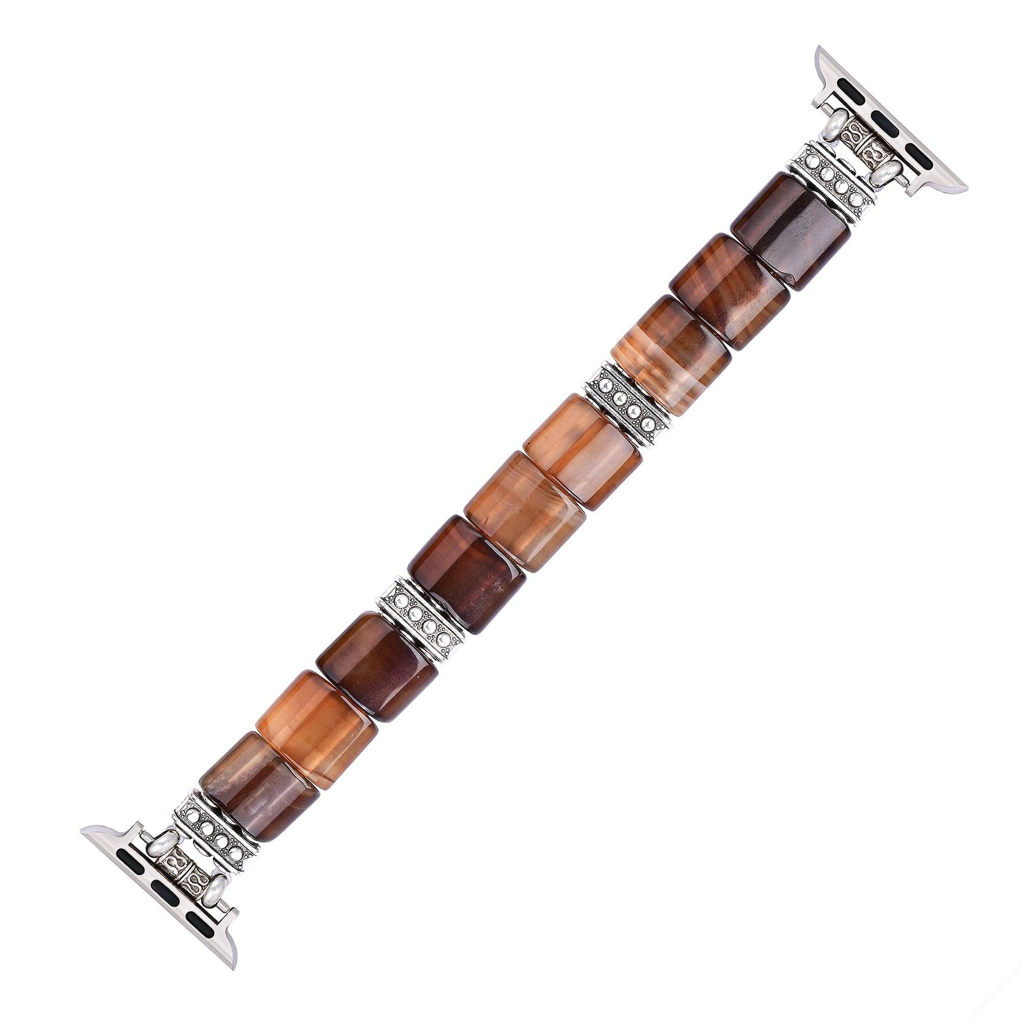 Cape Diablo - Venta al por mayor Correas de reloj - Unisex - Correa elástica para Apple Watch de ágata de duna etérea4