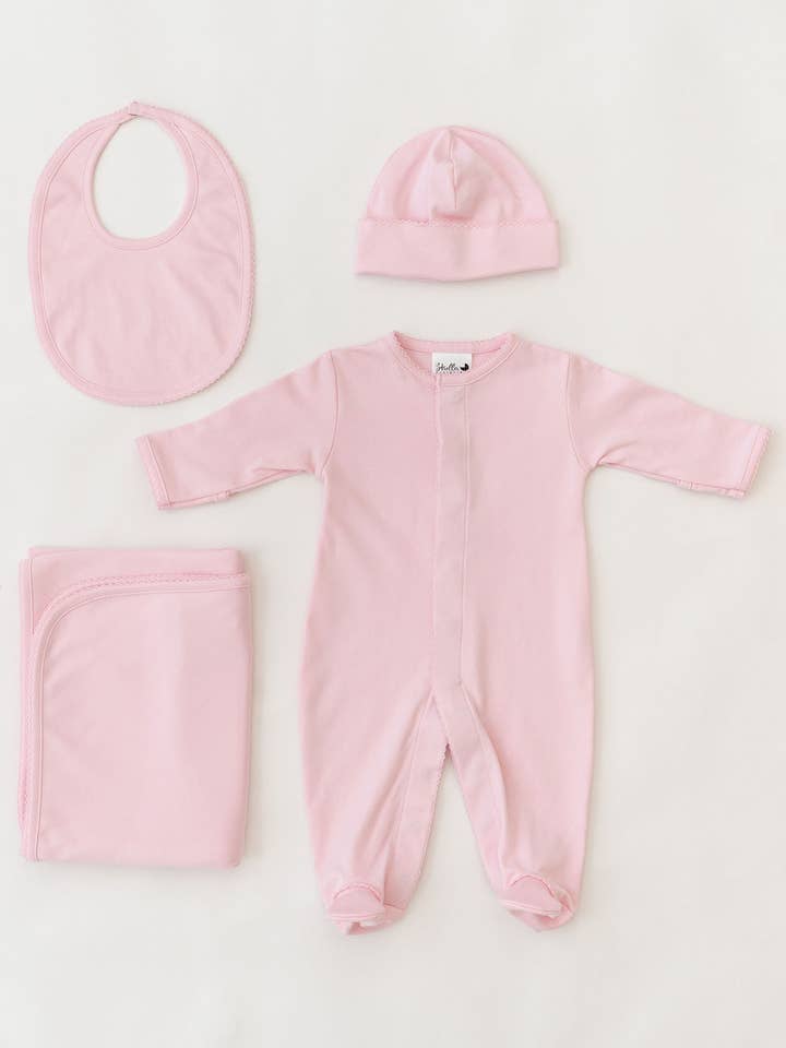 Stroller Society – Engroshandel Tøjsæt - Baby – Sæt til nyfødte i pima-bomuld - tøj til nyfødte til broderi2