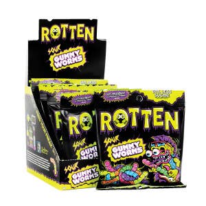 L&F Universal Goods - Wholesale Gummy - Rotte Zure Gummy Worms Suikervrije Snoepjes 8/1,8OZ0