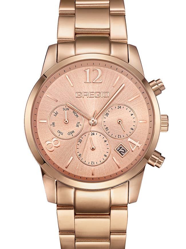 GREGIO Linn Bracciale in Acciaio Inossidabile Oro Rosa GR290030 per la vendita all'ingrosso da parte di GREGIO