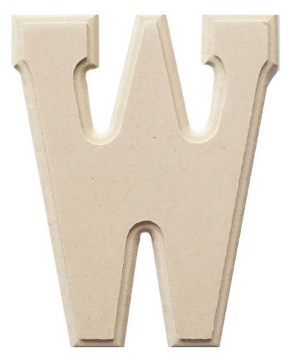 Angels Craft – wholesale Craft supplies – Wood Letters MDF 6-inch with Routed Edge, 1-ct24