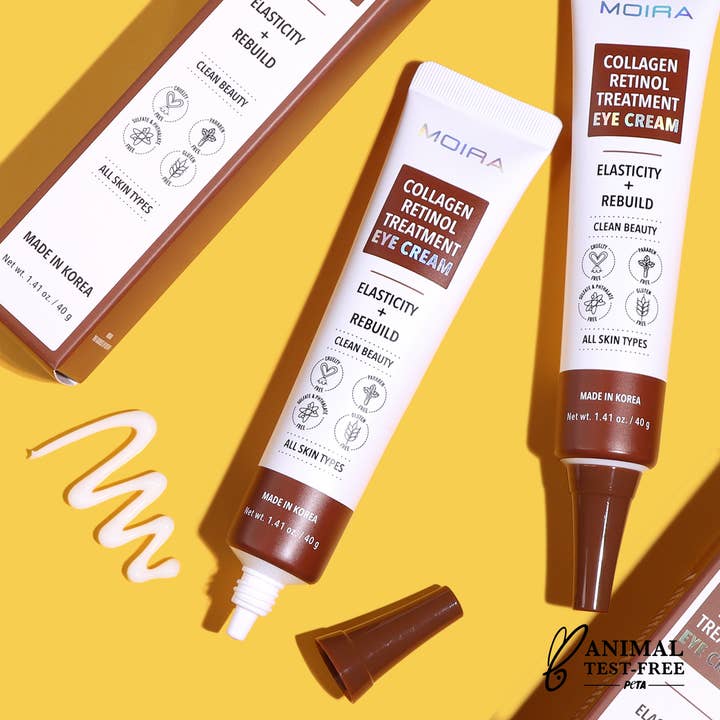 Collagen Retinol Treatment Eye Cream for wholesale by Moira Cosmetics