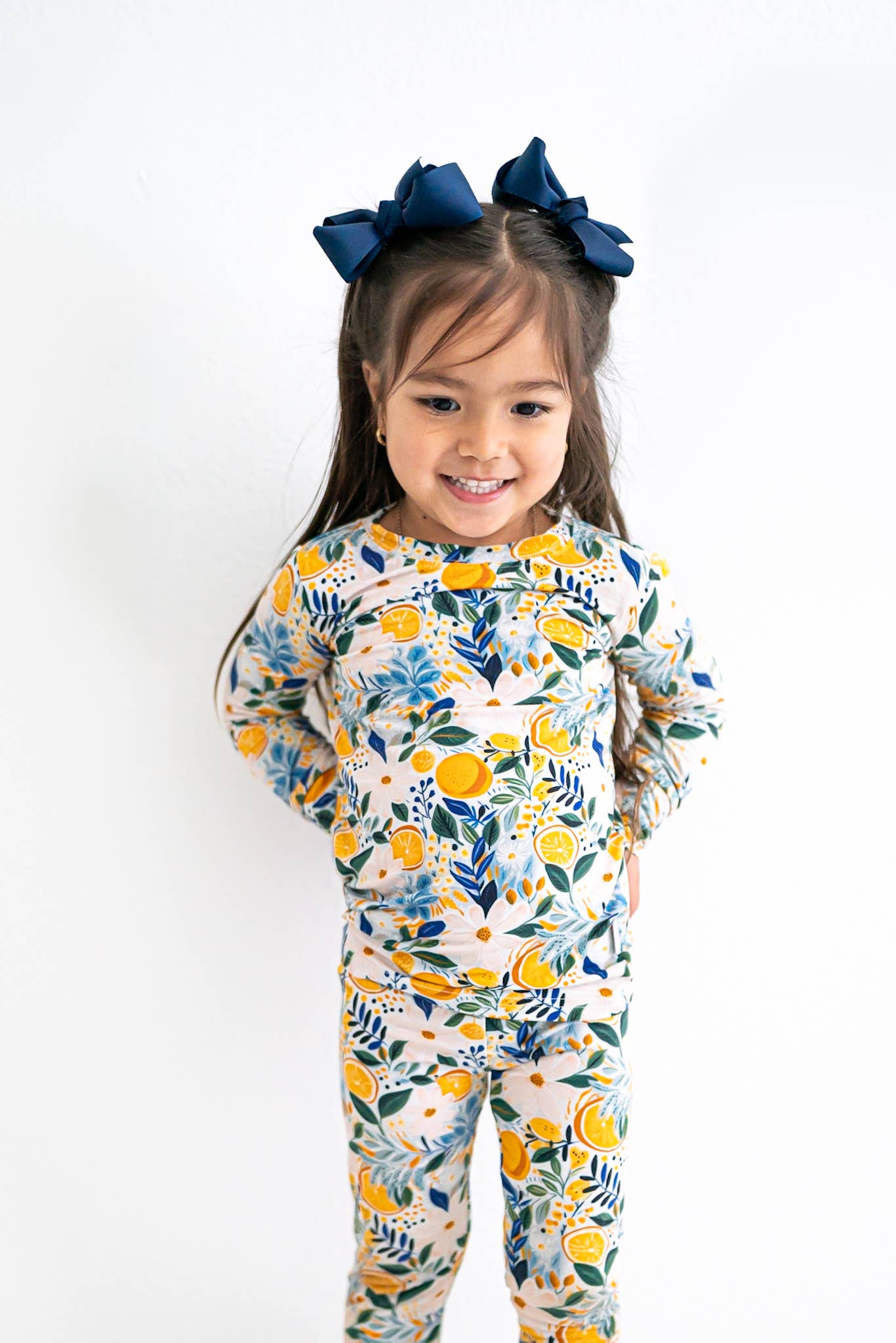 Love, Eloise - Wholesale Sleepwear Set - Kids - Kids Bamboo Long Sleeves Pajama Set - Clementine5