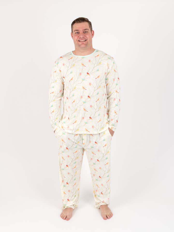 Leveret Pajamas – wholesale Sleepwear set – men's – Men's Bamboo Pajamas