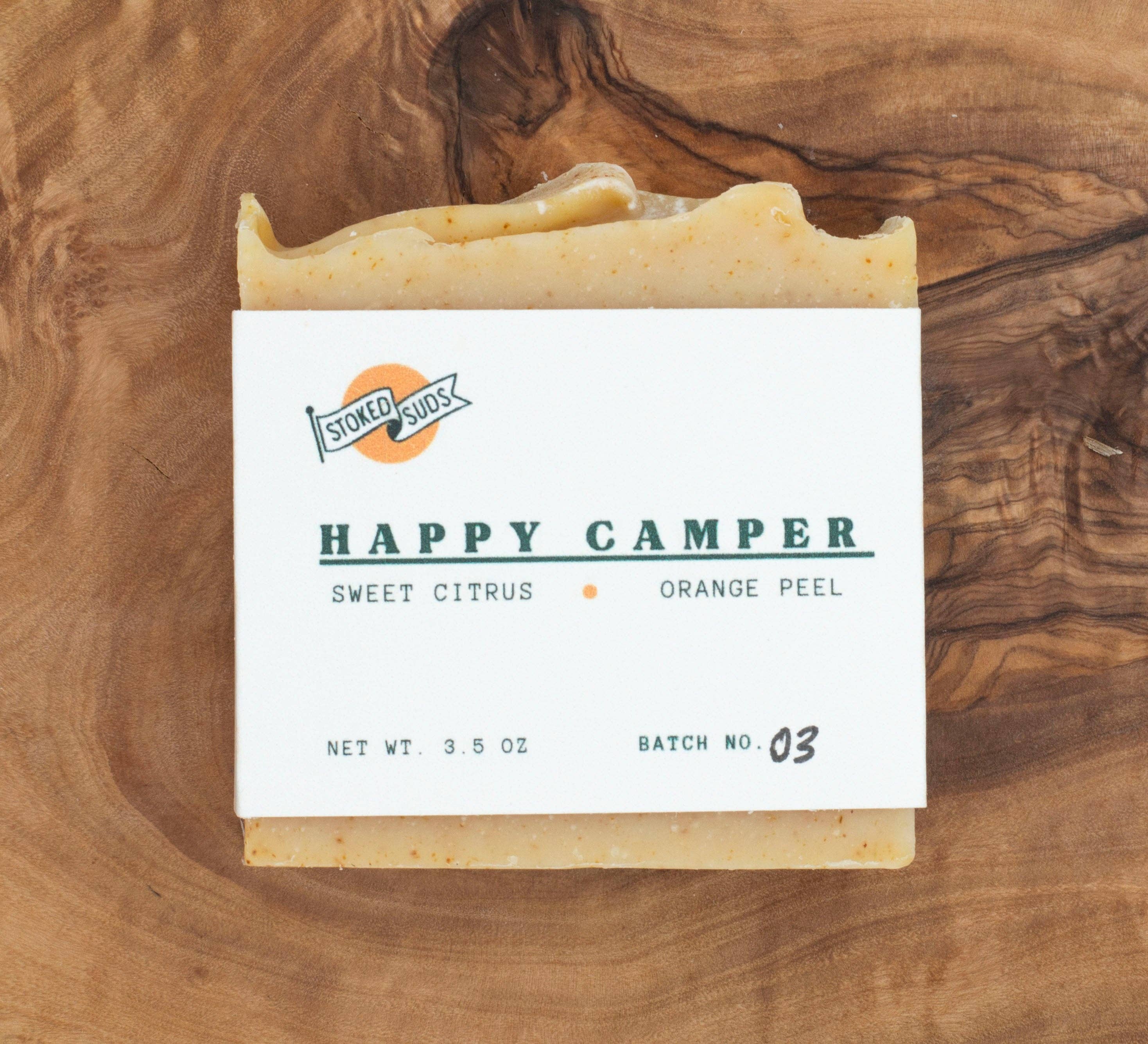 Stoked Suds - Wholesale Bar Soap - Happy Camper0