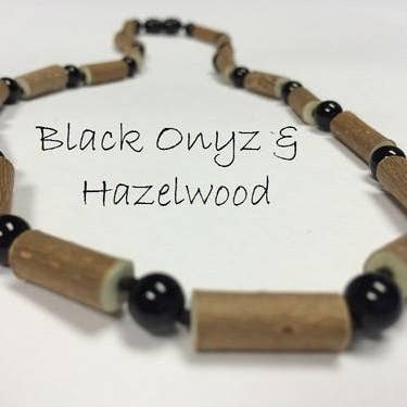 Baltic Essentials - Wholesale Beaded/Pearl Necklace - Hazelwood Heart Burn Acid Reflux Eczema Black Onyx2