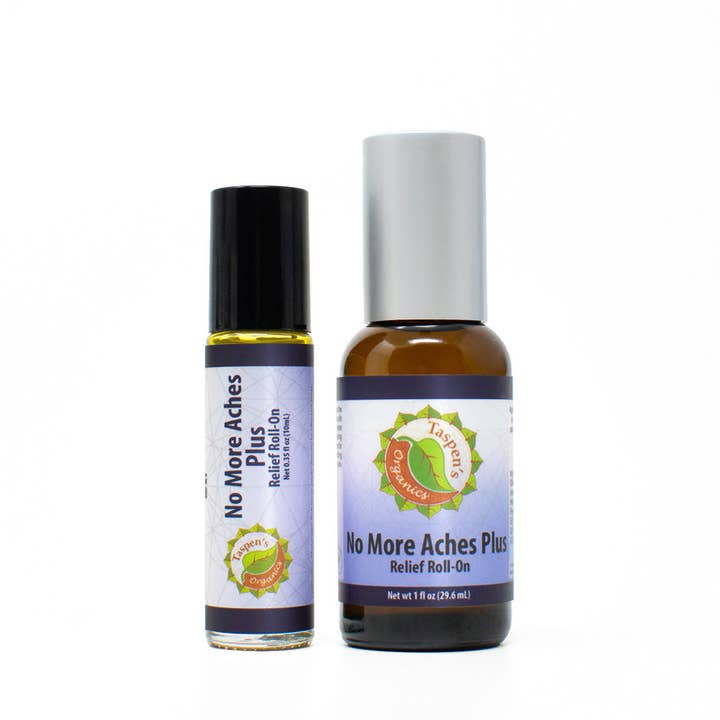 No More Aches Plus Relief Roll-On for wholesale by Taspen's Organics