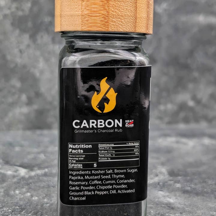 Meat N' Bone - Wholesale Rub - "Carbon" Grillmaster's Rub